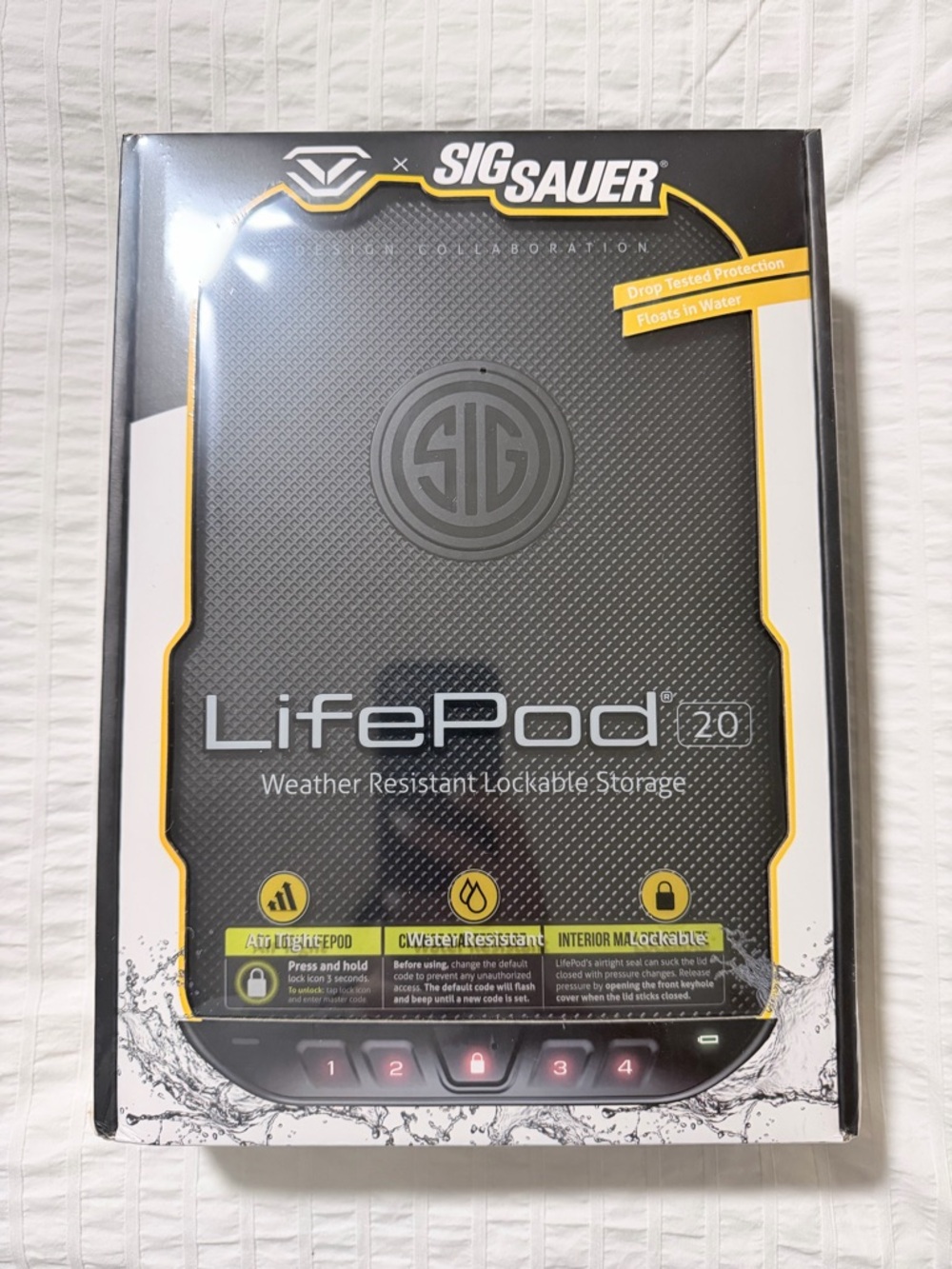 Sig sauer life pod 2.0 weather resistant lockable storage
